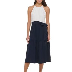 DKNY Halter MIDI Dress